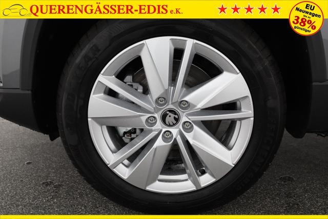 Skoda Karoq 1.5 TSI DSG 130 Jahre, AHK, el. Klappe, Kamera, Ladeboden, Winter 