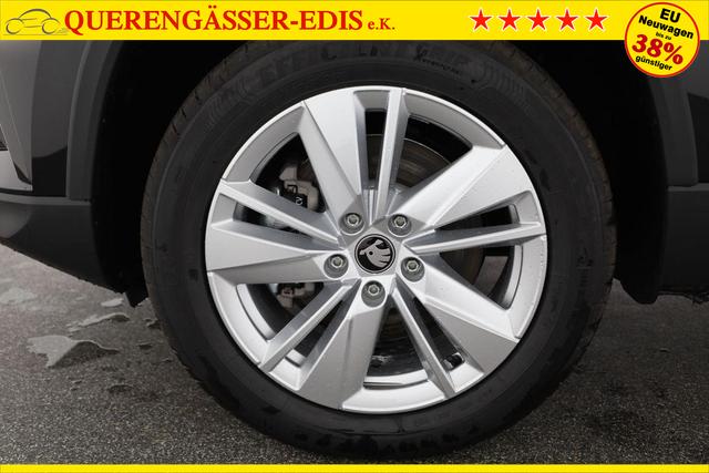 Skoda Karoq 1.5 TSI DSG 130 Jahre, AHK, el. Klappe, Kamera, Ladeboden, Winter 