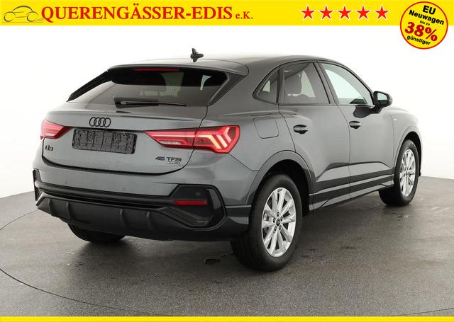 Audi Q3 Sportback 45 TFSI quattro S line qu S-LINE, AHK, Optik schwarz, Navi, Kamera, el. Klappe 