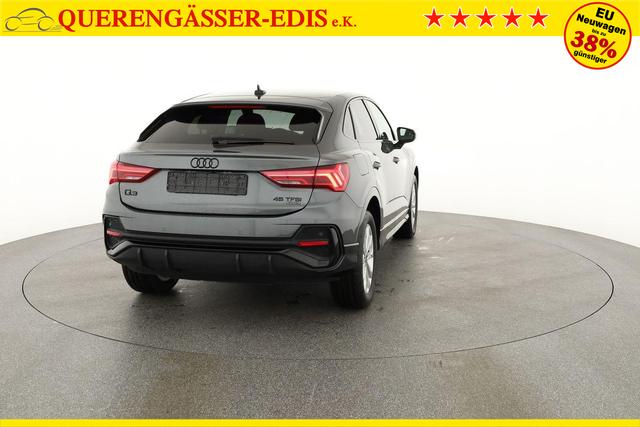 Audi Q3 Sportback 45 TFSI quattro S line qu S-LINE, AHK, Optik schwarz, Navi, Kamera, el. Klappe 
