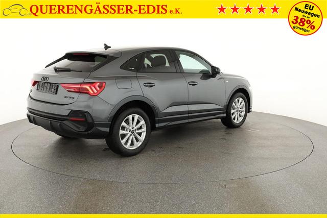 Audi Q3 Sportback 45 TFSI quattro S line qu S-LINE, AHK, Optik schwarz, Navi, Kamera, el. Klappe 