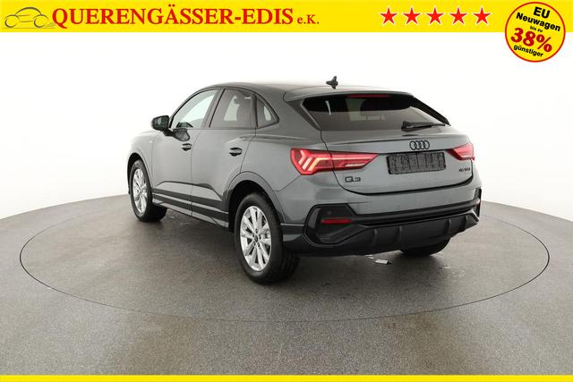 Audi Q3 Sportback 45 TFSI quattro S line qu S-LINE, AHK, Optik schwarz, Navi, Kamera, el. Klappe 