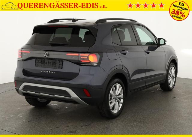 Volkswagen T-Cross 1.5 TSI 110 kW Life DSG Life, AHK, ACC, Ready2, Side, Kamera, 17-Zoll, Winterpaket, Climatronic 