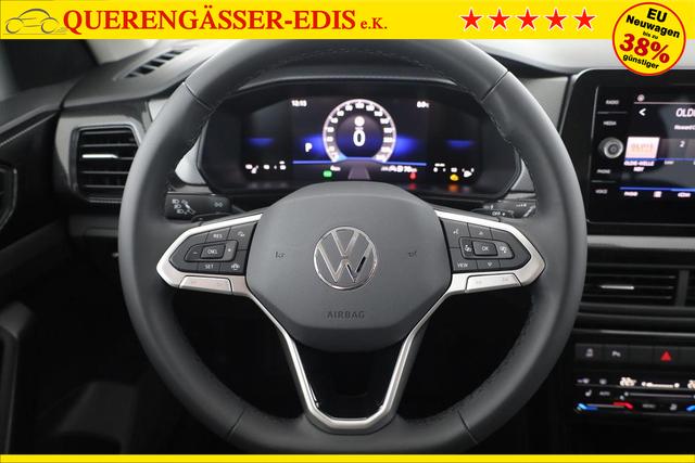 Volkswagen T-Cross 1.5 TSI 110 kW Life DSG Life, AHK, ACC, Ready2, Side, Kamera, 17-Zoll, Winterpaket, Climatronic 