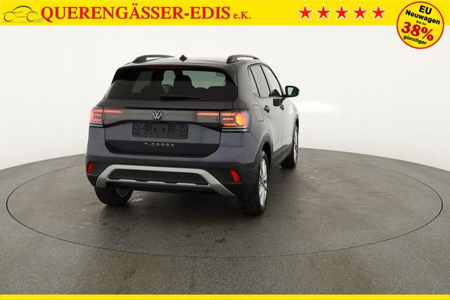 Volkswagen T-Cross 1.5 TSI 110 kW Life DSG Life, AHK, ACC, Ready2, Side, Kamera, 17-Zoll, Winterpaket, Climatronic 