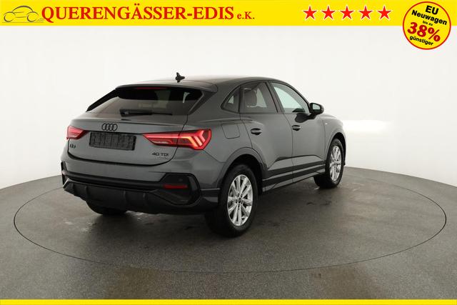 Audi Q3 Sportback 40 TDI quattro S line qu S-LINE, AHK, Optik schwarz, Navi, Kamera, el. Klappe, 4-J. Garantie 