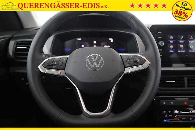 Volkswagen T-Cross 1.0 TSI 85 kW Life Life, AHK, ACC, Side, Kamera, 17-Zoll, Winterpaket, Climatronic 