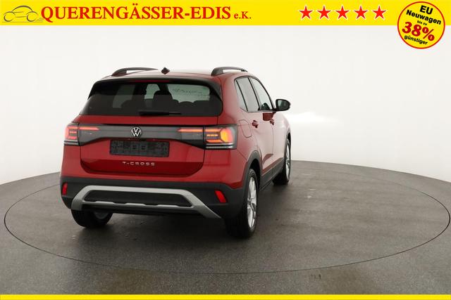 Volkswagen T-Cross 1.0 TSI 85 kW Life Life, AHK, ACC, Side, Kamera, 17-Zoll, Winterpaket, Climatronic 