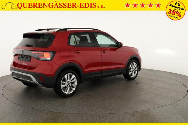 Volkswagen T-Cross 1.0 TSI 85 kW Life Life, AHK, ACC, Side, Kamera, 17-Zoll, Winterpaket, Climatronic 