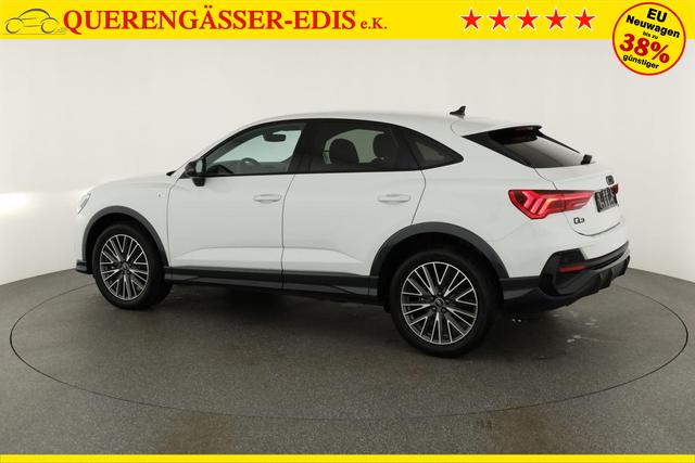 Audi Q3 Sportback 40 TDI quattro S line qu S-LINE, AHK, 19-Zoll, Optik schwarz, Navi, Kamera, el. Klappe 