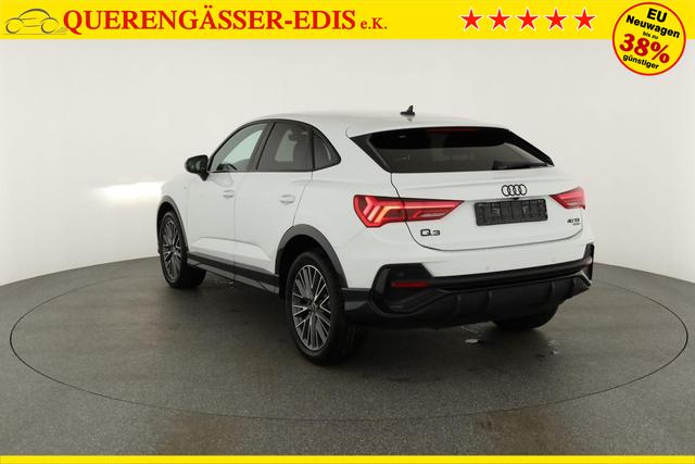 Audi Q3 Sportback 40 TDI quattro S line qu S-LINE, AHK, 19-Zoll, Optik schwarz, Navi, Kamera, el. Klappe 