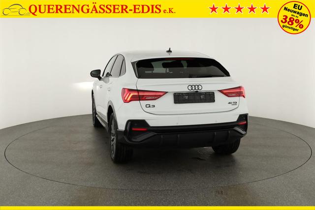 Audi Q3 Sportback 40 TDI quattro S line qu S-LINE, AHK, 19-Zoll, Optik schwarz, Navi, Kamera, el. Klappe 
