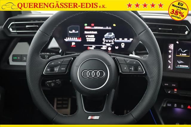 Audi S3 2.0 TFSI quattro Sportback quattro, Pano, 19-Zoll, Matrix, Optik schwarz, Kamera, el. Klappe, 4-J Garantie 