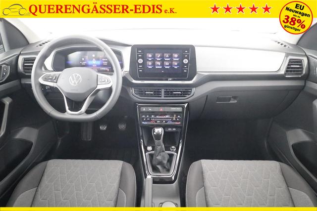 Volkswagen T-Cross 1.0 TSI 85 kW Life Life, AHK, Side, Kamera, 17-Zoll, Winterpaket, Climatronic 