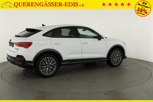 Audi Q3 Sportback 45 TFSI quattro S line qu S-LINE, Pano, AHK, 19-Zoll, Optik schwarz, Navi, Kamera, el. Klappe, 4-J. Garantie 