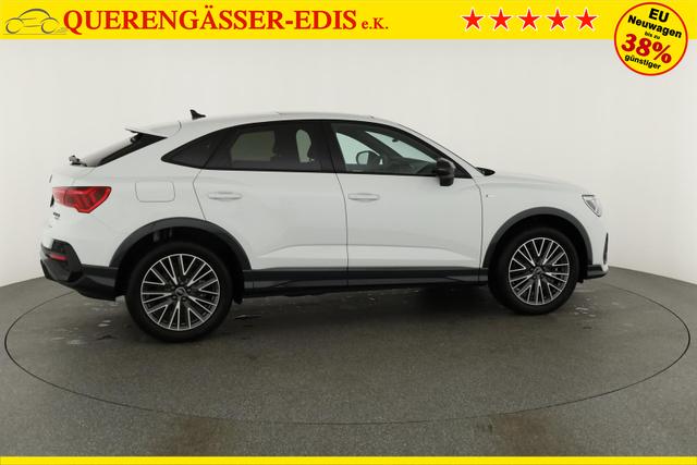 Audi Q3 Sportback 45 TFSI quattro S line qu S-LINE, Pano, AHK, 19-Zoll, Optik schwarz, Navi, Kamera, el. Klappe, 4-J. Garantie 