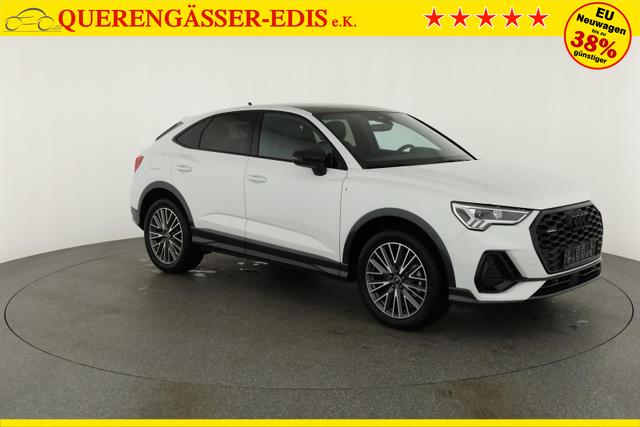 Audi Q3 Sportback 45 TFSI quattro S line qu S-LINE, Pano, AHK, 19-Zoll, Optik schwarz, Navi, Kamera, el. Klappe, 4-J. Garantie 