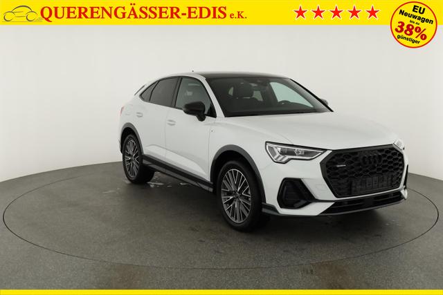 Audi Q3 Sportback 45 TFSI quattro S line qu S-LINE, Pano, AHK, 19-Zoll, Optik schwarz, Navi, Kamera, el. Klappe, 4-J. Garantie 