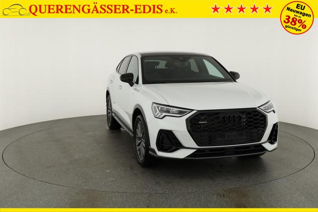 Audi Q3 Sportback 45 TFSI quattro S line qu S-LINE, Pano, AHK, 19-Zoll, Optik schwarz, Navi, Kamera, el. Klappe, 4-J. Garantie 