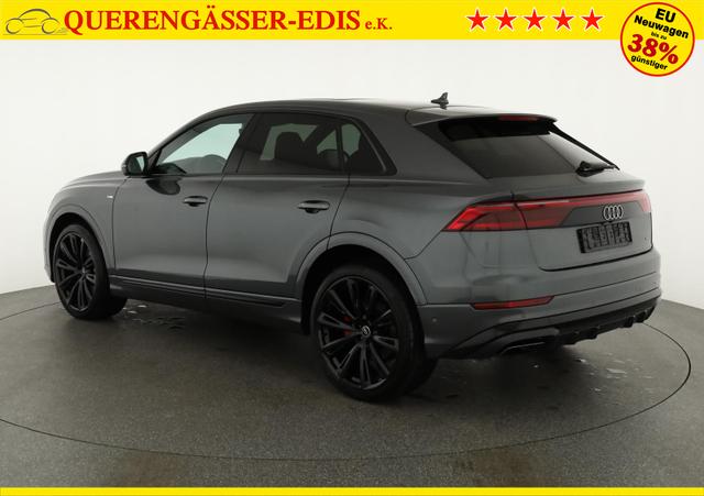 Audi Q8 50 TDI quattro qu S-LINE, Luft, Pano, B&O, 23-Zoll, AHK, Leder, AreaView, Optik schwarz 