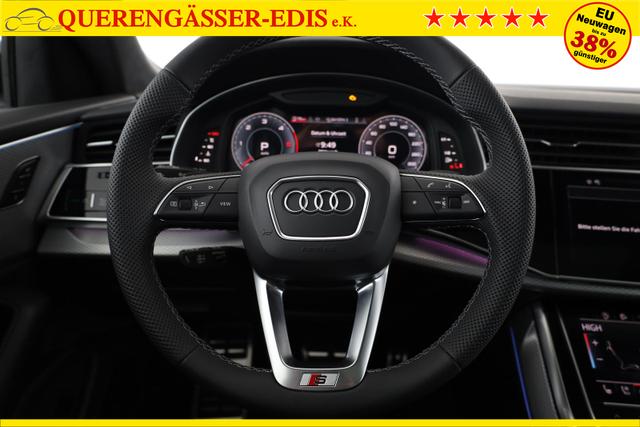 Audi Q8 50 TDI quattro qu S-LINE, Luft, Pano, B&O, 23-Zoll, AHK, Leder, AreaView, Optik schwarz 