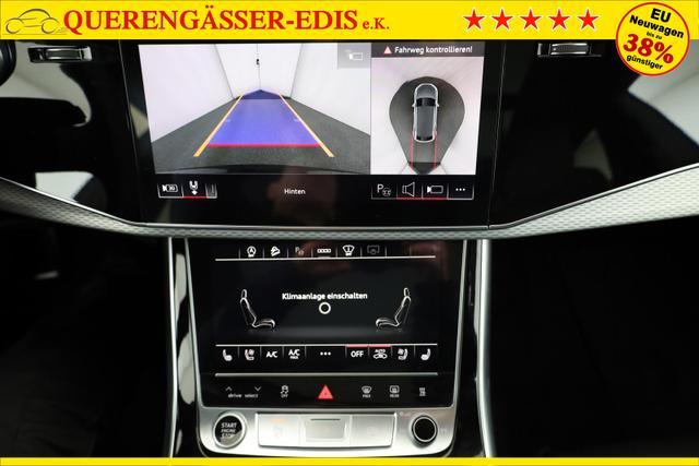 Audi Q8 50 TDI quattro qu S-LINE, Standheizung, HuD, Luft, Pano, B&O, 23-Zoll, AHK, Leder, AreaView, Optik schwarz 