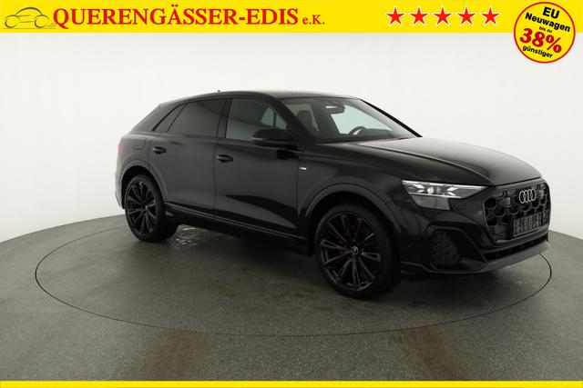 Audi Q8 50 TDI quattro qu S-LINE, Standheizung, HuD, Luft, Pano, B&O, 23-Zoll, AHK, Leder, AreaView, Optik schwarz 