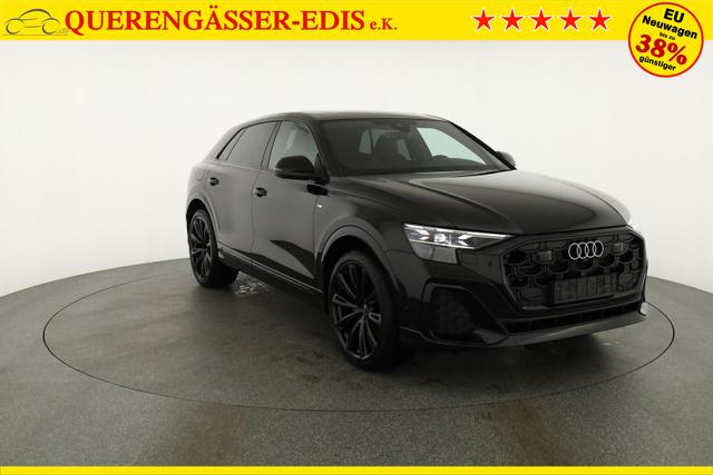 Audi Q8 50 TDI quattro qu S-LINE, Standheizung, HuD, Luft, Pano, B&O, 23-Zoll, AHK, Leder, AreaView, Optik schwarz 