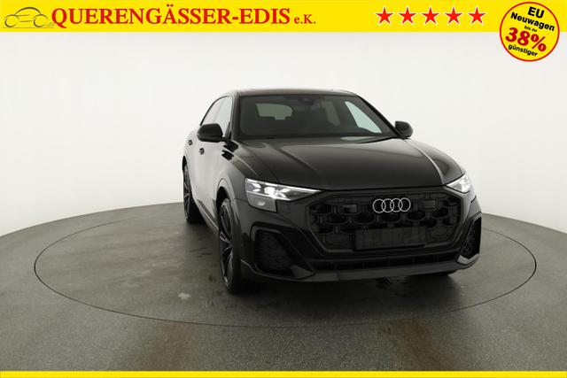 Audi Q8 50 TDI quattro qu S-LINE, Standheizung, HuD, Luft, Pano, B&O, 23-Zoll, AHK, Leder, AreaView, Optik schwarz 