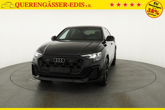 Audi Q8 50 TDI quattro qu S-LINE, Standheizung, HuD, Luft, Pano, B&O, 23-Zoll, AHK, Leder, AreaView, Optik schwarz 
