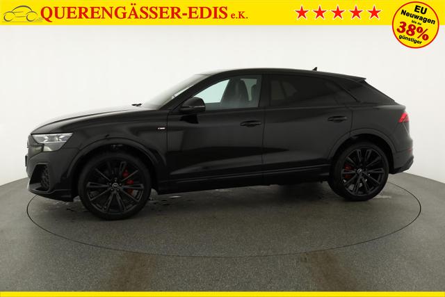 Audi Q8 50 TDI quattro qu S-LINE, Standheizung, HuD, Luft, Pano, B&O, 23-Zoll, AHK, Leder, AreaView, Optik schwarz 