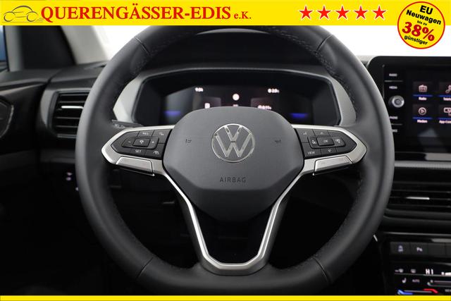 Volkswagen T-Cross 1.0 TSI 85 kW Life DSG Life, IQ.Light, AHK, ACC, Kamera, 17-Zoll, Winterpaket 