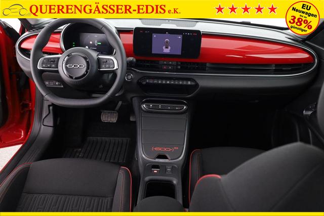 Fiat 600e 115 kW Red 115kWh, LED, APP-Connenct, 1-Hand 