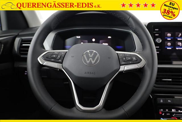Volkswagen T-Cross 1.0 TSI 85 kW Life DSG Life, AHK, IQ.Light, Kamera, ACC, Side, Winter, 17-Zoll 