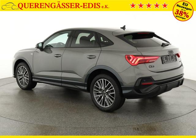 Audi Q3 Sportback 45 TFSI quattro S line qu S-LINE, AHK, 19-Zoll, Optik schwarz, Navi, Kamera, el. Klappe 