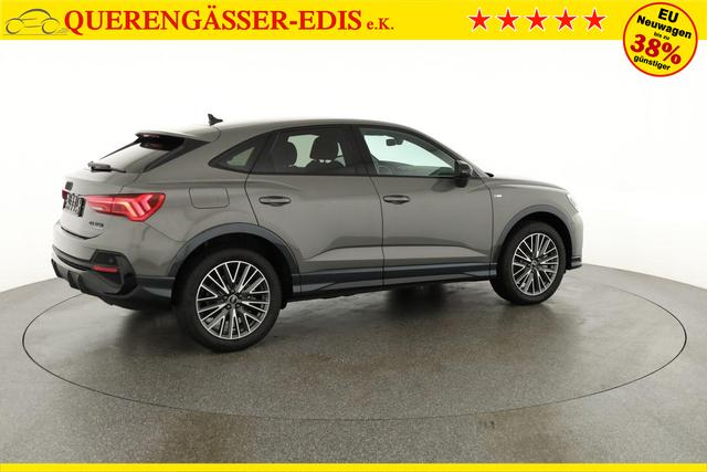 Audi Q3 Sportback 45 TFSI quattro S line qu S-LINE, AHK, 19-Zoll, Optik schwarz, Navi, Kamera, el. Klappe 