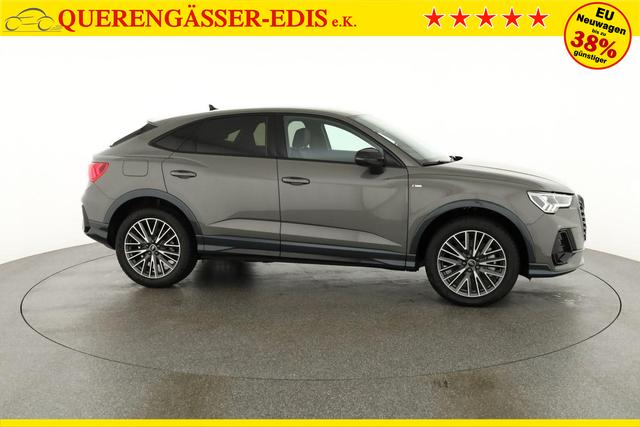 Audi Q3 Sportback 45 TFSI quattro S line qu S-LINE, AHK, 19-Zoll, Optik schwarz, Navi, Kamera, el. Klappe 