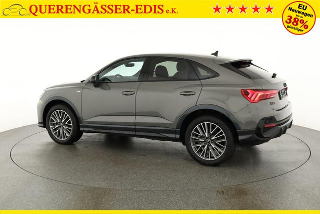 Audi Q3 Sportback 45 TFSI quattro S line qu S-LINE, AHK, 19-Zoll, Optik schwarz, Navi, Kamera, el. Klappe 