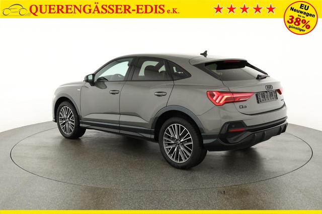 Audi Q3 Sportback 45 TFSI quattro S line qu S-LINE, AHK, 19-Zoll, Optik schwarz, Navi, Kamera, el. Klappe 