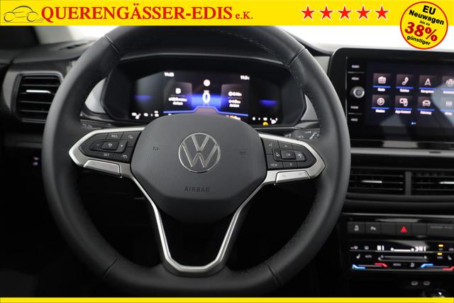 Volkswagen T-Cross 1.5 TSI 110 kW Life DSG Life, AHK, IQ.Light, ACC, Side, Kamera, 17-Zoll, Winterpaket 