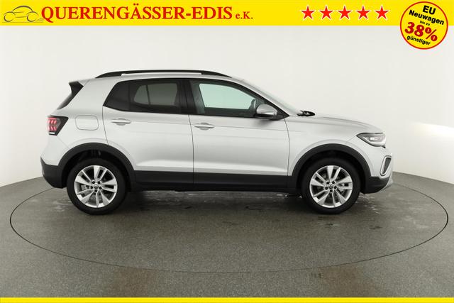 Volkswagen T-Cross 1.5 TSI 110 kW Life DSG Life, AHK, IQ.Light, ACC, Side, Kamera, 17-Zoll, Winterpaket 