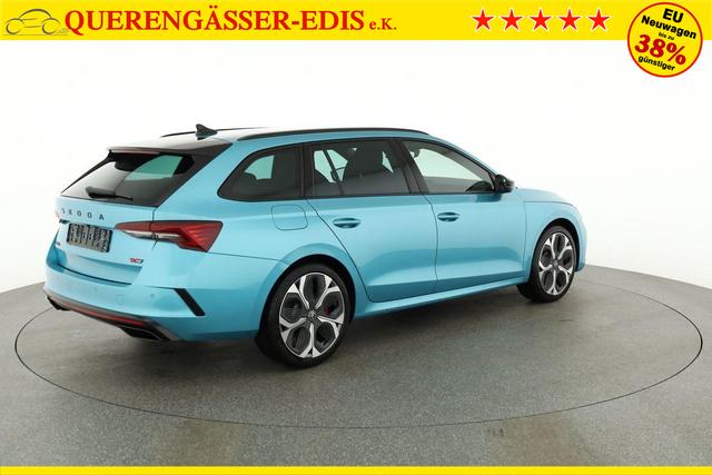 Skoda Octavia Combi RS 2.0 TSI DSG, Sonderlackierung, AHK, 19 Zoll, Canton, el. Klappe, Navi, Matrix, sofort 