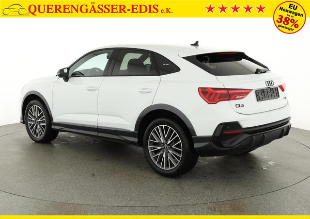 Audi Q3 Sportback 45 TFSI quattro S line qu S-LINE, AHK, 19-Zoll, Optik schwarz, Navi, Kamera, el. Klappe 