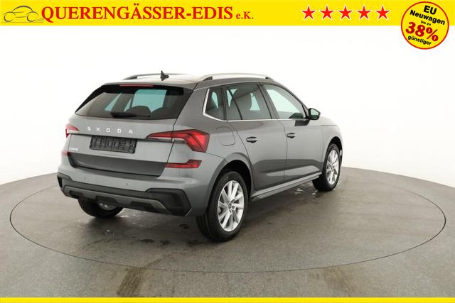 Skoda Kamiq Selection 1.0 TSI DSG 130 Jahre, AHK, LED, Side, ACC, Kamera, el. Klappe, Winter, 17-Zoll 