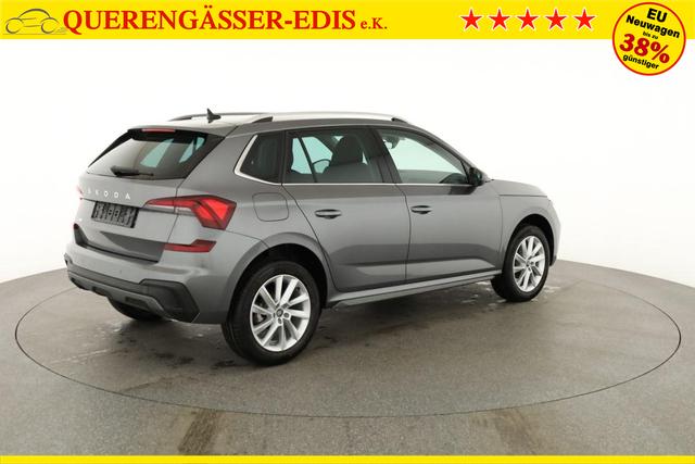 Skoda Kamiq Selection 1.0 TSI DSG 130 Jahre, AHK, LED, Side, ACC, Kamera, el. Klappe, Winter, 17-Zoll 