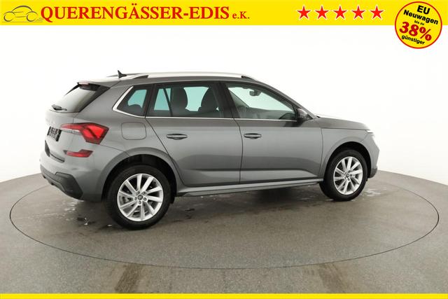 Skoda Kamiq Selection 1.0 TSI DSG 130 Jahre, AHK, LED, Side, ACC, Kamera, el. Klappe, Winter, 17-Zoll 