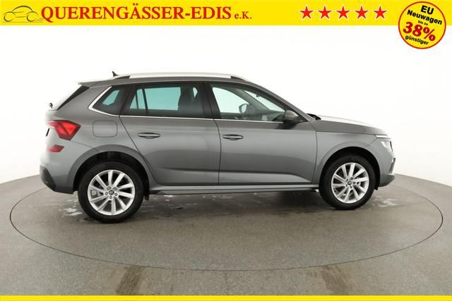 Skoda Kamiq Selection 1.0 TSI DSG 130 Jahre, AHK, LED, Side, ACC, Kamera, el. Klappe, Winter, 17-Zoll 