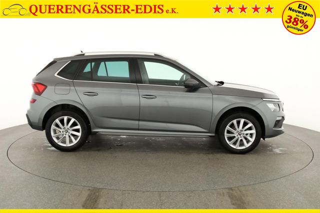 Skoda Kamiq Selection 1.0 TSI DSG 130 Jahre, AHK, LED, Side, ACC, Kamera, el. Klappe, Winter, 17-Zoll 