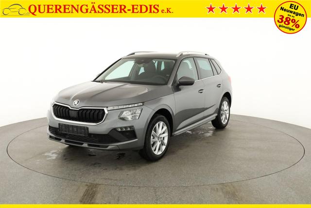 Skoda Kamiq Selection 1.0 TSI DSG 130 Jahre, AHK, LED, Side, ACC, Kamera, el. Klappe, Winter, 17-Zoll 