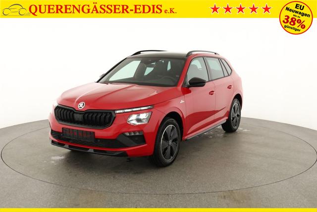 Skoda Kamiq Monte Carlo 1.5 TSI DSG Carlo, Pano, AHK, IQ.Light, Side, Kamera, Winter, 17-Zoll 